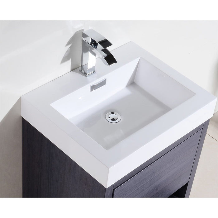 KubeBath Bliss Free Standing Modern Bathroom Vanity KubeBath