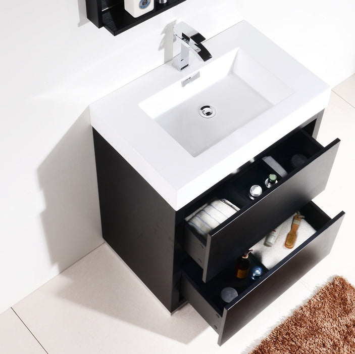 KubeBath Bliss Free Standing Modern Bathroom Vanity KubeBath