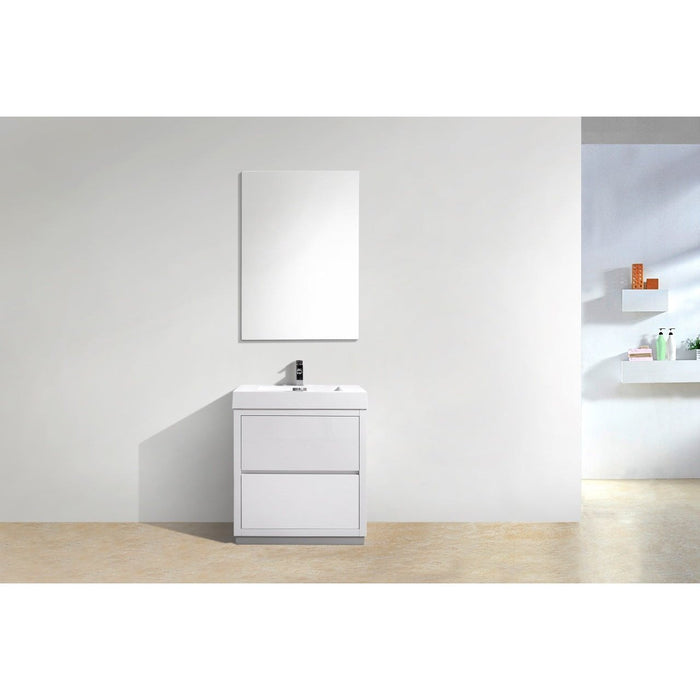 KubeBath Bliss Free Standing Modern Bathroom Vanity KubeBath