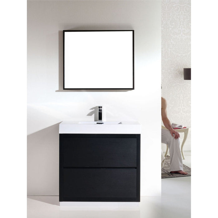 KubeBath Bliss Free Standing Modern Bathroom Vanity KubeBath