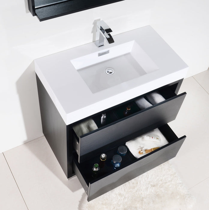 KubeBath Bliss Free Standing Modern Bathroom Vanity KubeBath