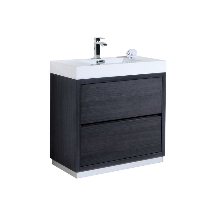 KubeBath Bliss Free Standing Modern Bathroom Vanity KubeBath