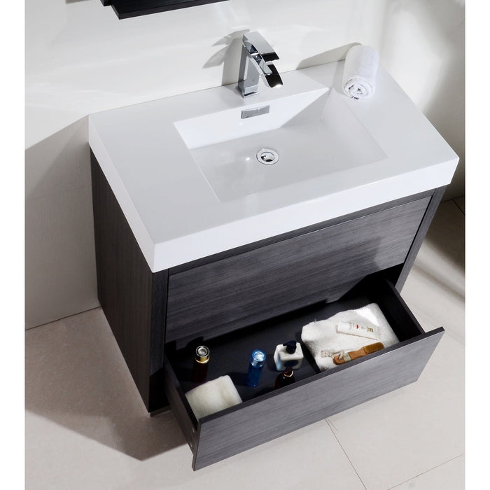 KubeBath Bliss Free Standing Modern Bathroom Vanity KubeBath