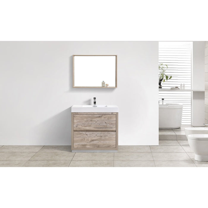 KubeBath Bliss Free Standing Modern Bathroom Vanity KubeBath