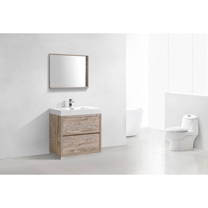 KubeBath Bliss Free Standing Modern Bathroom Vanity KubeBath