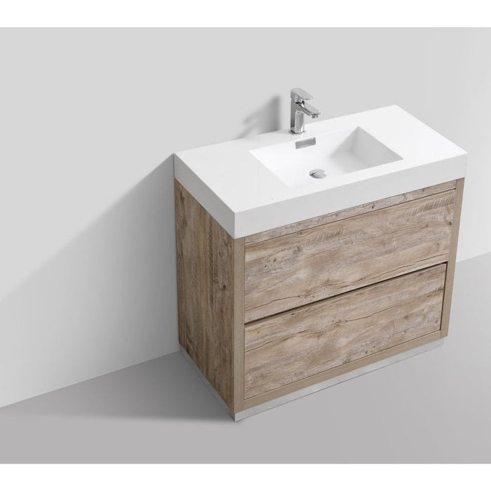 KubeBath Bliss Free Standing Modern Bathroom Vanity KubeBath