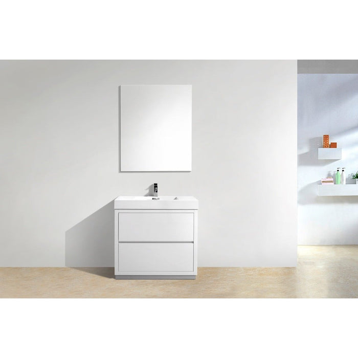 KubeBath Bliss Free Standing Modern Bathroom Vanity KubeBath