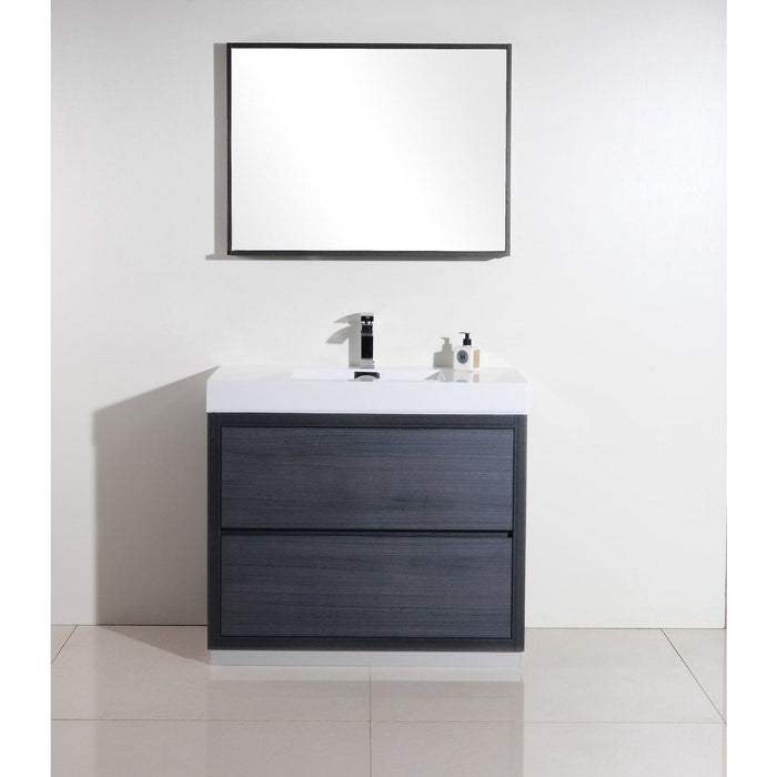 KubeBath Bliss Free Standing Modern Bathroom Vanity KubeBath