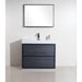 KubeBath Bliss Free Standing Modern Bathroom Vanity KubeBath