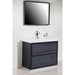KubeBath Bliss Free Standing Modern Bathroom Vanity KubeBath