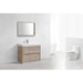 KubeBath Bliss Free Standing Modern Bathroom Vanity KubeBath