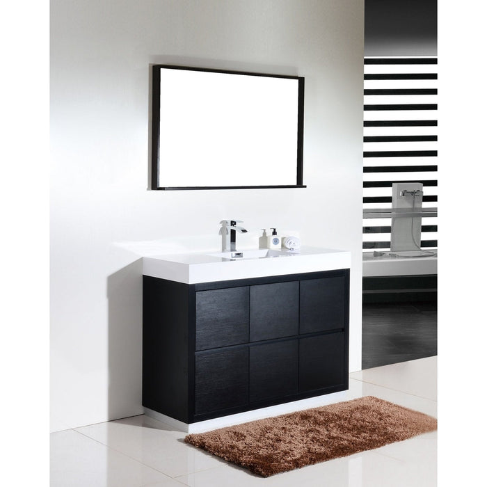 KubeBath Bliss Free Standing Modern Bathroom Vanity KubeBath