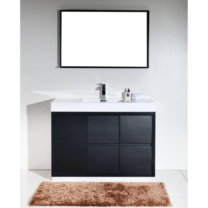 KubeBath Bliss Free Standing Modern Bathroom Vanity KubeBath