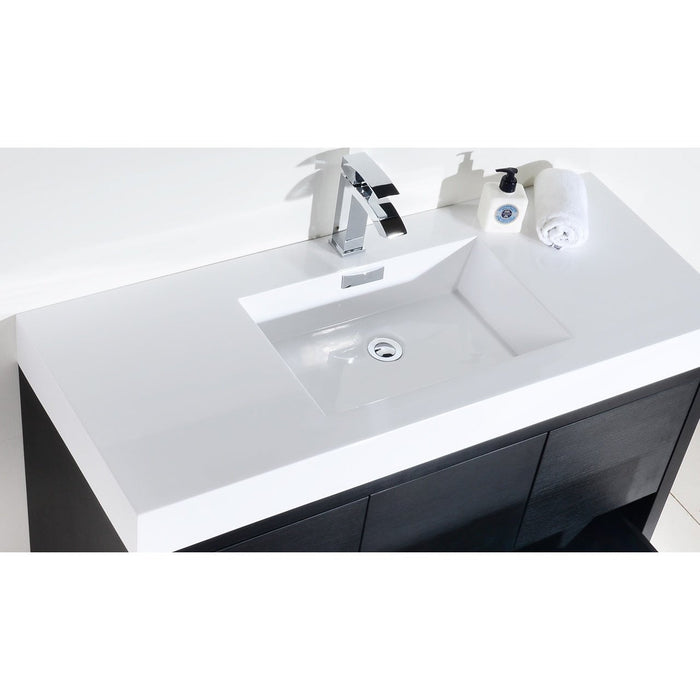 KubeBath Bliss Free Standing Modern Bathroom Vanity KubeBath