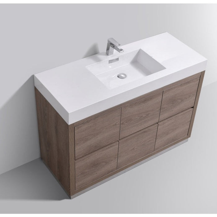 KubeBath Bliss Free Standing Modern Bathroom Vanity KubeBath