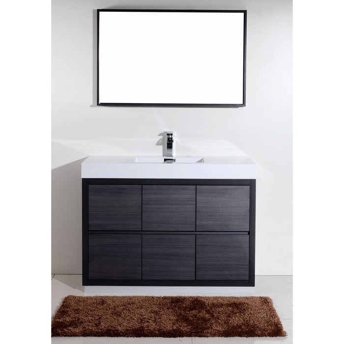 KubeBath Bliss Free Standing Modern Bathroom Vanity KubeBath