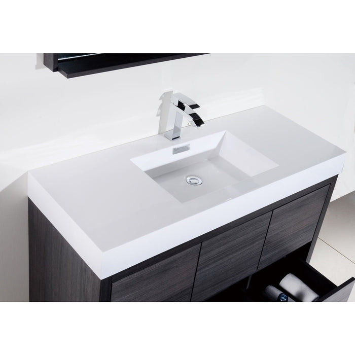 KubeBath Bliss Free Standing Modern Bathroom Vanity KubeBath