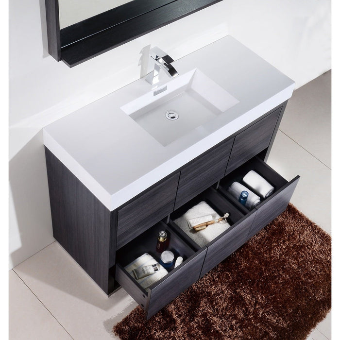 KubeBath Bliss Free Standing Modern Bathroom Vanity KubeBath