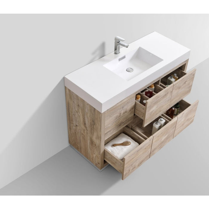 KubeBath Bliss Free Standing Modern Bathroom Vanity KubeBath