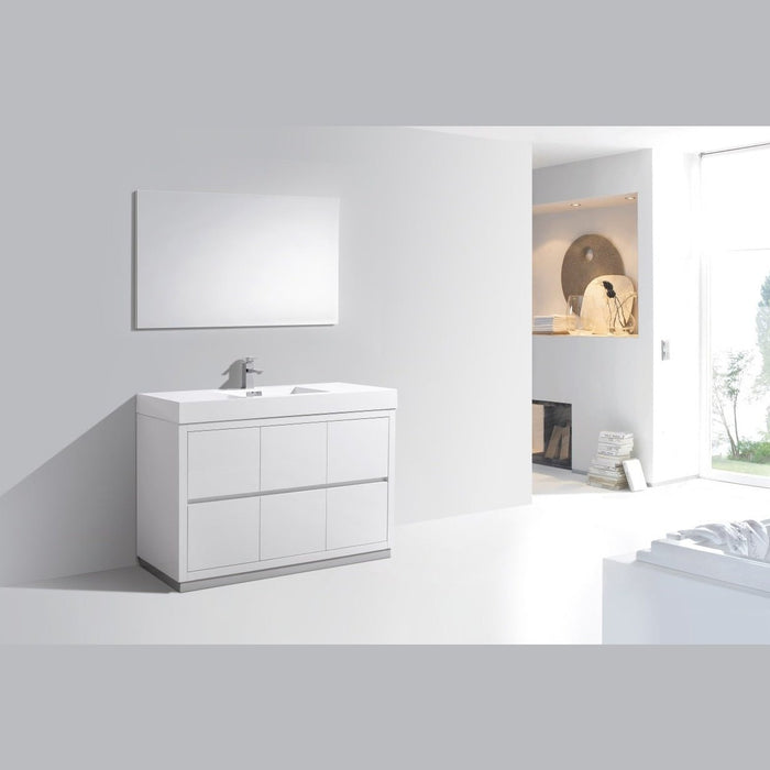 KubeBath Bliss Free Standing Modern Bathroom Vanity KubeBath