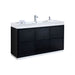 KubeBath Bliss 60" Free Standing Modern Bathroom Vanity KubeBath