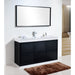 KubeBath Bliss 60" Free Standing Modern Bathroom Vanity KubeBath