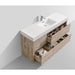 KubeBath Bliss 60" Free Standing Modern Bathroom Vanity KubeBath