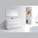 KubeBath Bliss 60" Free Standing Modern Bathroom Vanity KubeBath