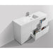 KubeBath Bliss 60" Free Standing Modern Bathroom Vanity KubeBath