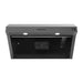 Forno Bari Espresso 30-Inch 400 CFM Under Cabinet Range Hood in Black FRHUC5255-30BLK FORNO