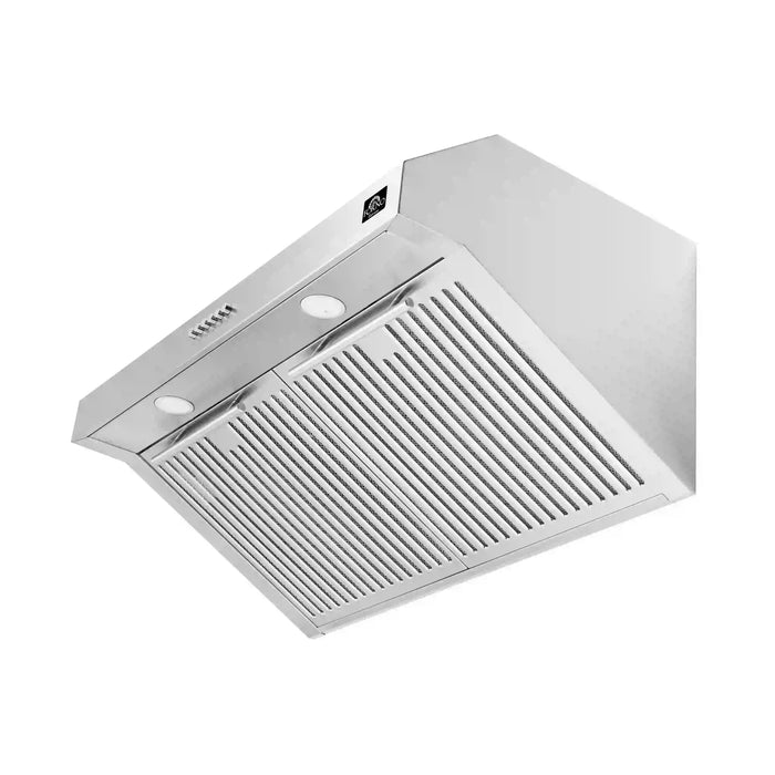 Forno Bari Espresso 30-Inch 400 CFM Under Cabinet Range Hood in Stainless Steel FRHUC5255-30S FORNO