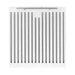 Forno Bari Espresso 30-Inch 400 CFM Under Cabinet Range Hood in White with Brass/Stainless Steel Handle FRHUC5255-30WHT FORNO