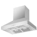 Forno 5-Piece Appliance Package - 36-Inch Electric Range, Wall Mount Range Hood, French Door Refrigerator, Dishwasher, and Microwave Oven in Stainless Steel FORNO