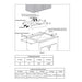 Lecce 30" Induction Cooktop - back view
