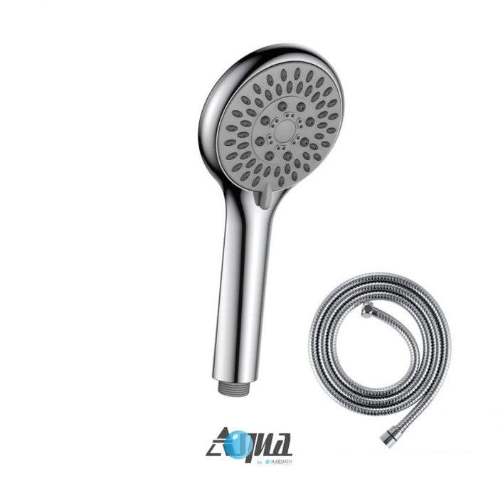 KubeBath Aqua Rondo Multifunction Handheld With Flexible Hose KubeBath