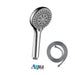 KubeBath Aqua Rondo Multifunction Handheld With Flexible Hose KubeBath