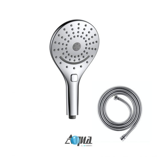KubeBath Aqua Rondo Multifunction Handheld With Flexible Hose KubeBath