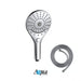 KubeBath Aqua Rondo Multifunction Handheld With Flexible Hose KubeBath