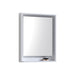 KubeBath Bosco 24" Framed Mirror With Shelve KubeBath