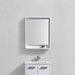 KubeBath Bosco 24" Framed Mirror With Shelve KubeBath