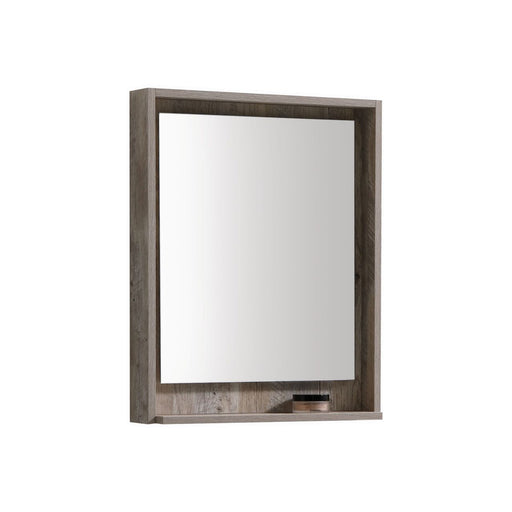 KubeBath Bosco 24" Framed Mirror With Shelve KubeBath