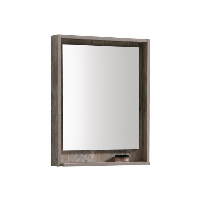 KubeBath Bosco 24" Framed Mirror With Shelve KubeBath