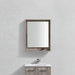 KubeBath Bosco 24" Framed Mirror With Shelve KubeBath