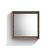 KubeBath Kube Butternut Finish Framed Mirror With Shelve KubeBath