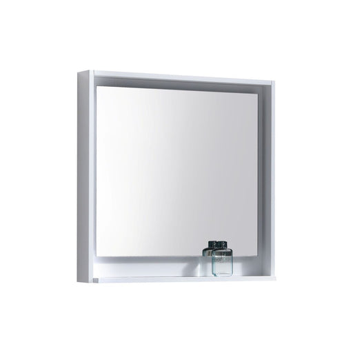 KubeBath Bosco 30" Framed Mirror With Shelve KubeBath