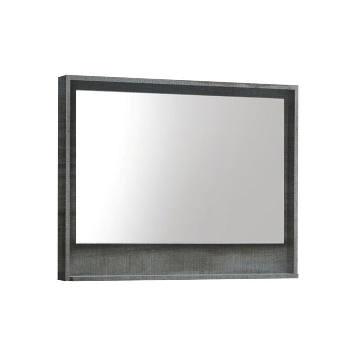 KubeBath Bosco 36" Framed Mirror With Shelve KubeBath