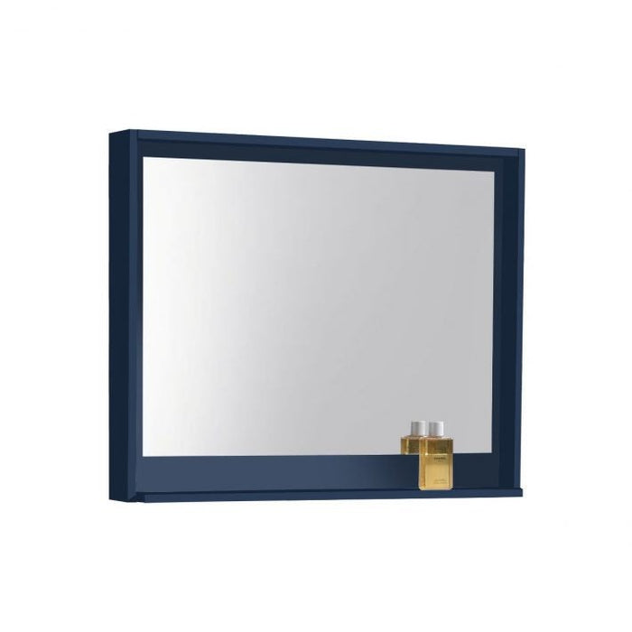 KubeBath Kube 38" Framed Mirror With Shelve KubeBath