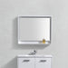 KubeBath Bosco 36" Framed Mirror With Shelve KubeBath