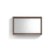 KubeBath Kube 48" Butternut Framed Mirror With Shelve KubeBath