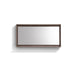 KubeBath Kube 60" Framed Mirror With Shelve KubeBath